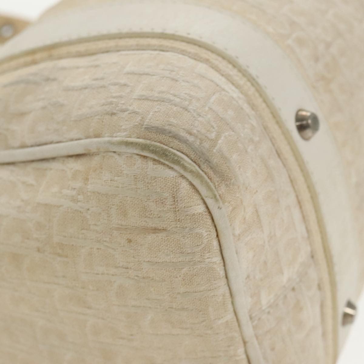 Dior Trotter Beige Canvas Handbag (Pre-Owned) Size ONE SIZE - 10 Thumbnail