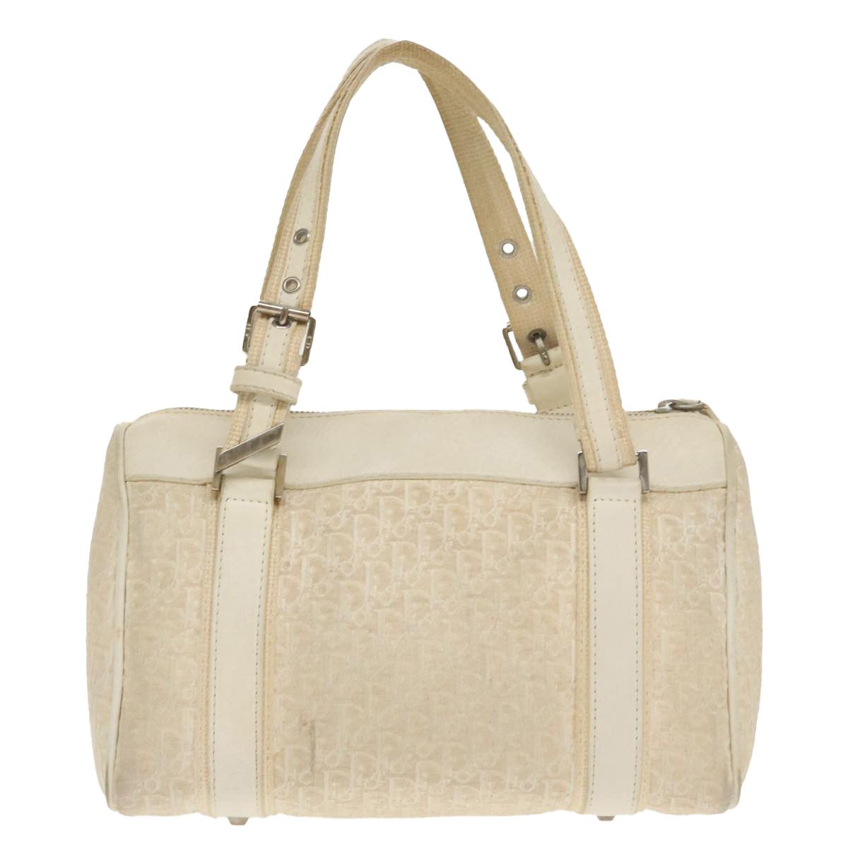 Dior Trotter Beige Canvas Handbag (Pre-Owned) Size ONE SIZE - 3 Thumbnail