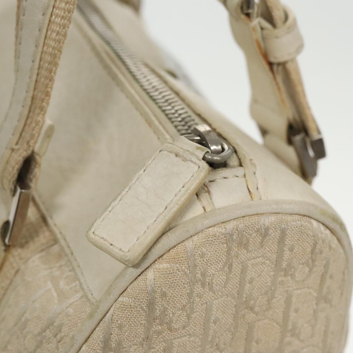 Dior Trotter Beige Canvas Handbag (Pre-Owned) Size ONE SIZE - 15 Thumbnail