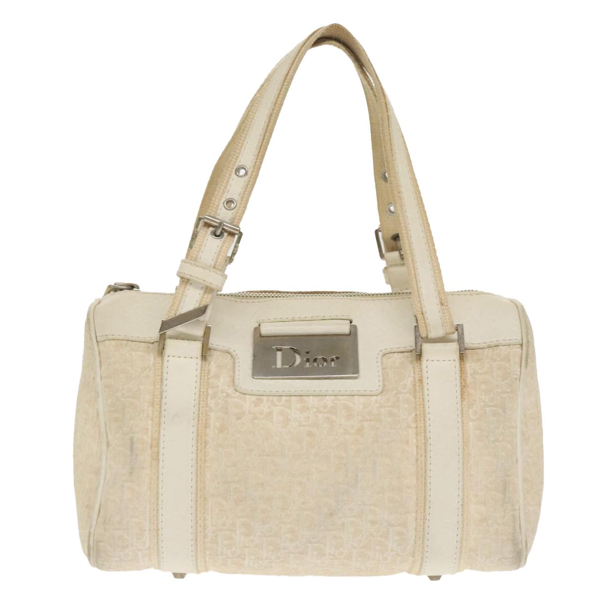 Dior Trotter Beige Canvas Handbag (Pre-Owned) Size ONE SIZE - 2 Thumbnail