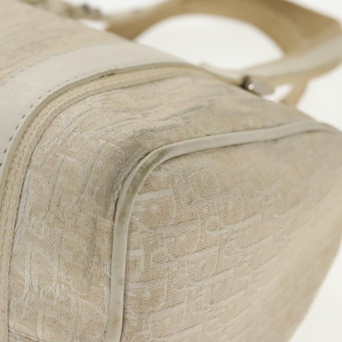Dior Trotter Beige Canvas Handbag (Pre-Owned) Size ONE SIZE - 11 Thumbnail
