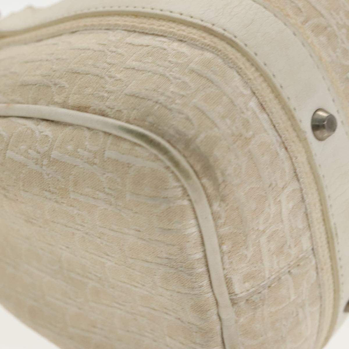 Dior Trotter Beige Canvas Handbag (Pre-Owned) Size ONE SIZE - 12 Thumbnail