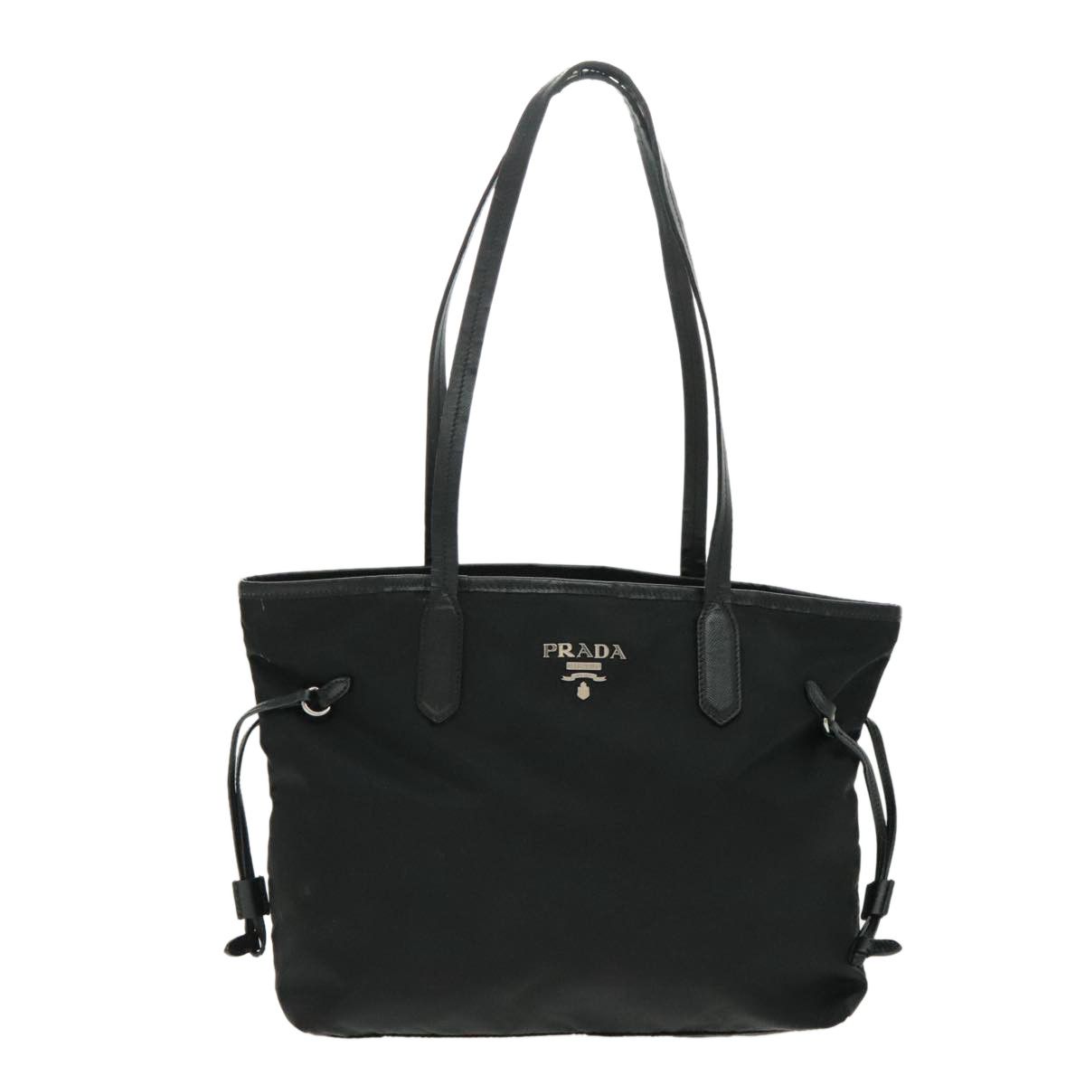 Prada Black Synthetic Tote Bag (Pre-Owned) Size ONE SIZE - 2 Thumbnail