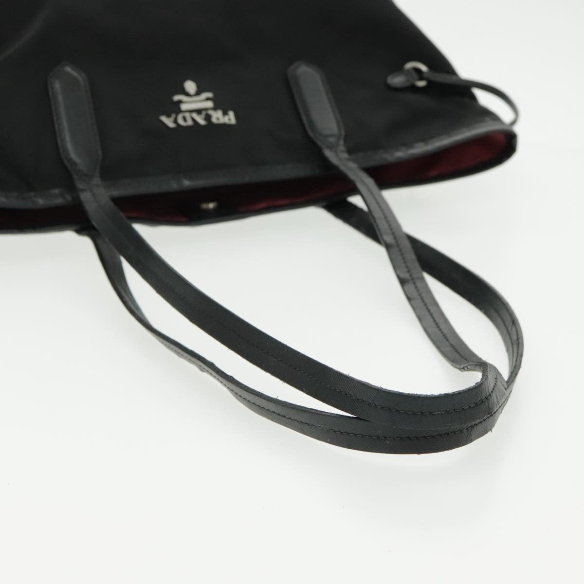 Prada Black Synthetic Tote Bag (Pre-Owned) Size ONE SIZE - 7 Thumbnail