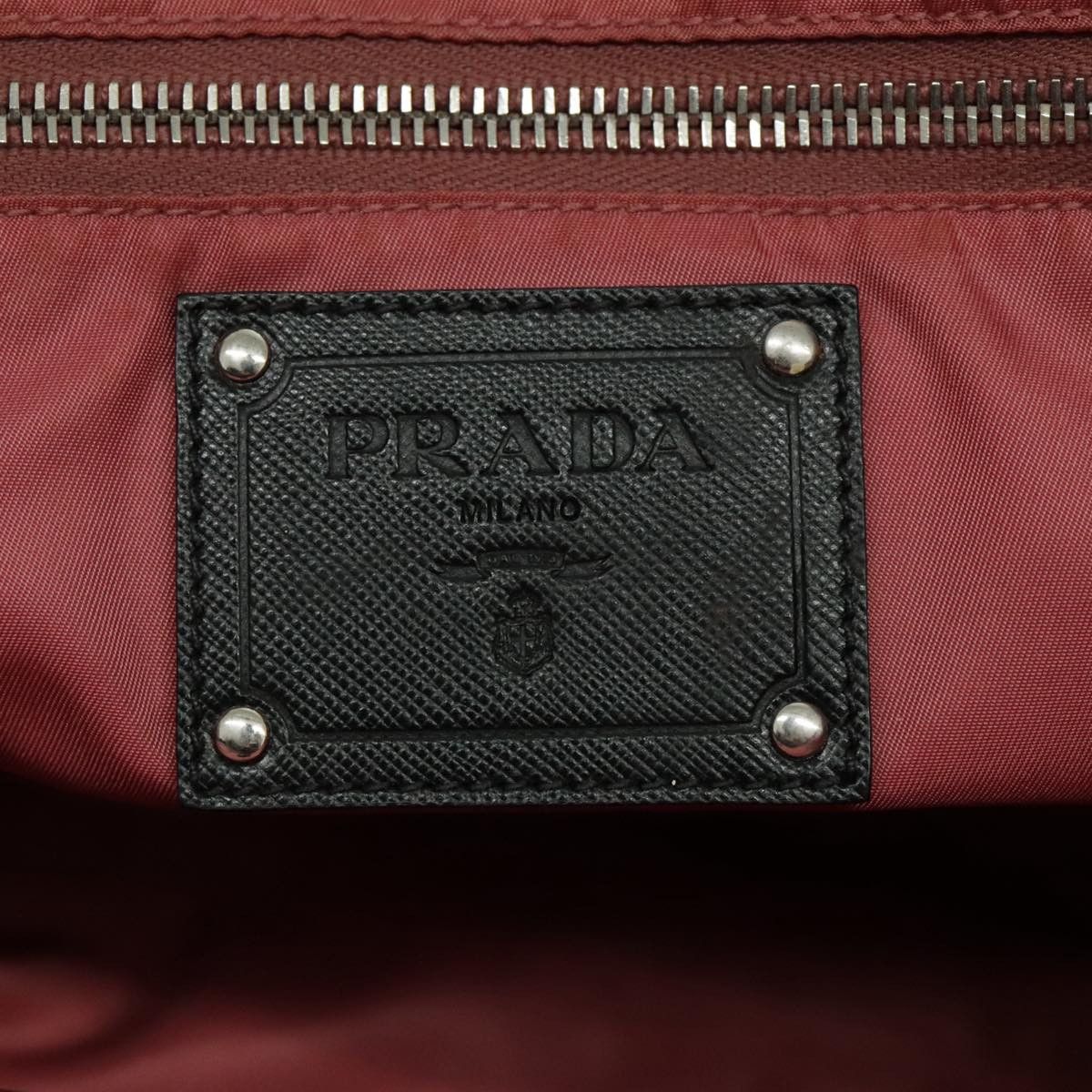 Prada Black Synthetic Tote Bag (Pre-Owned) Size ONE SIZE - 16 Thumbnail