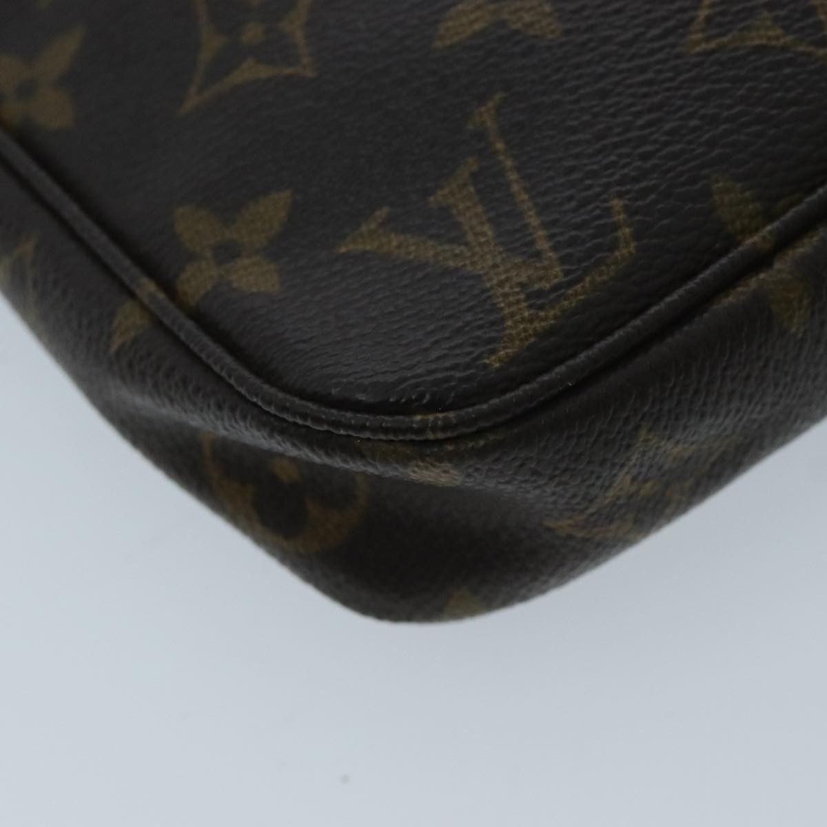 Louis Vuitton Pochette Accessoire Brown Canvas Clutch Bag (Pre-Owned) Size ONE SIZE - 6 Thumbnail