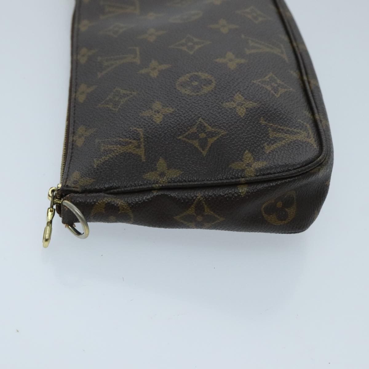 Louis Vuitton Pochette Accessoire Brown Canvas Clutch Bag (Pre-Owned) Size ONE SIZE - 4 Thumbnail