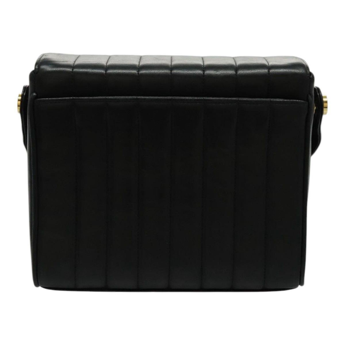 Chanel Mademoiselle Black Leather Shoulder Bag (Pre-Owned) Size ONE SIZE - 2 Thumbnail
