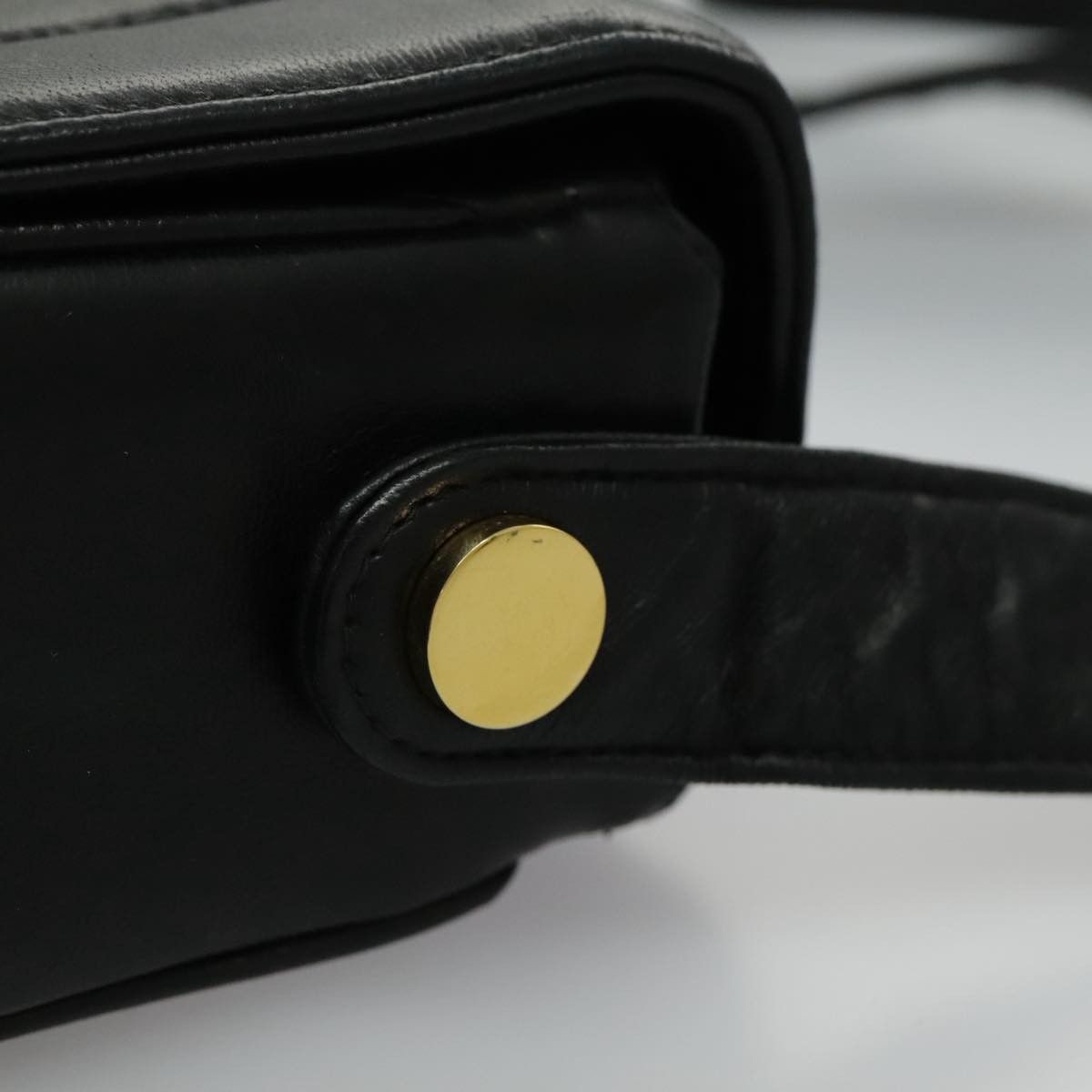 Chanel Mademoiselle Black Leather Shoulder Bag (Pre-Owned) Size ONE SIZE - 18 Thumbnail