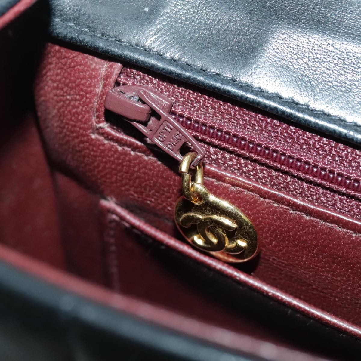 Chanel Mademoiselle Black Leather Shoulder Bag (Pre-Owned) Size ONE SIZE - 16 Thumbnail