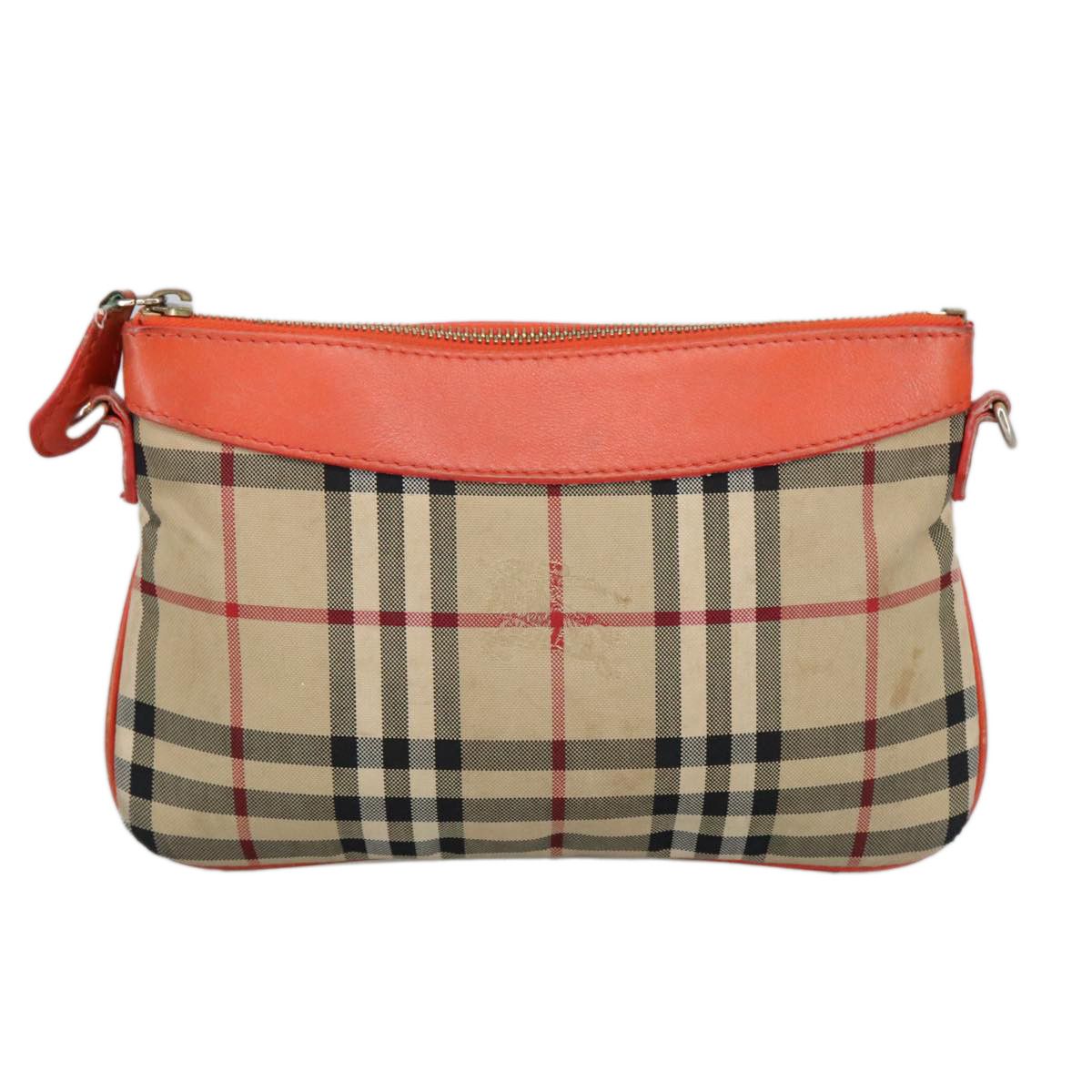 Burberry Haymarket Beige Canvas Shoulder Bag (Pre-Owned) Size ONE SIZE - 2 Thumbnail