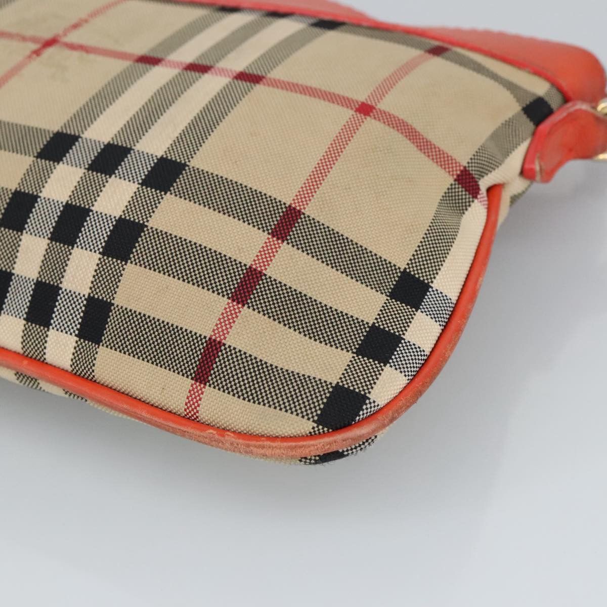 Burberry Haymarket Beige Canvas Shoulder Bag (Pre-Owned) Size ONE SIZE - 10 Thumbnail