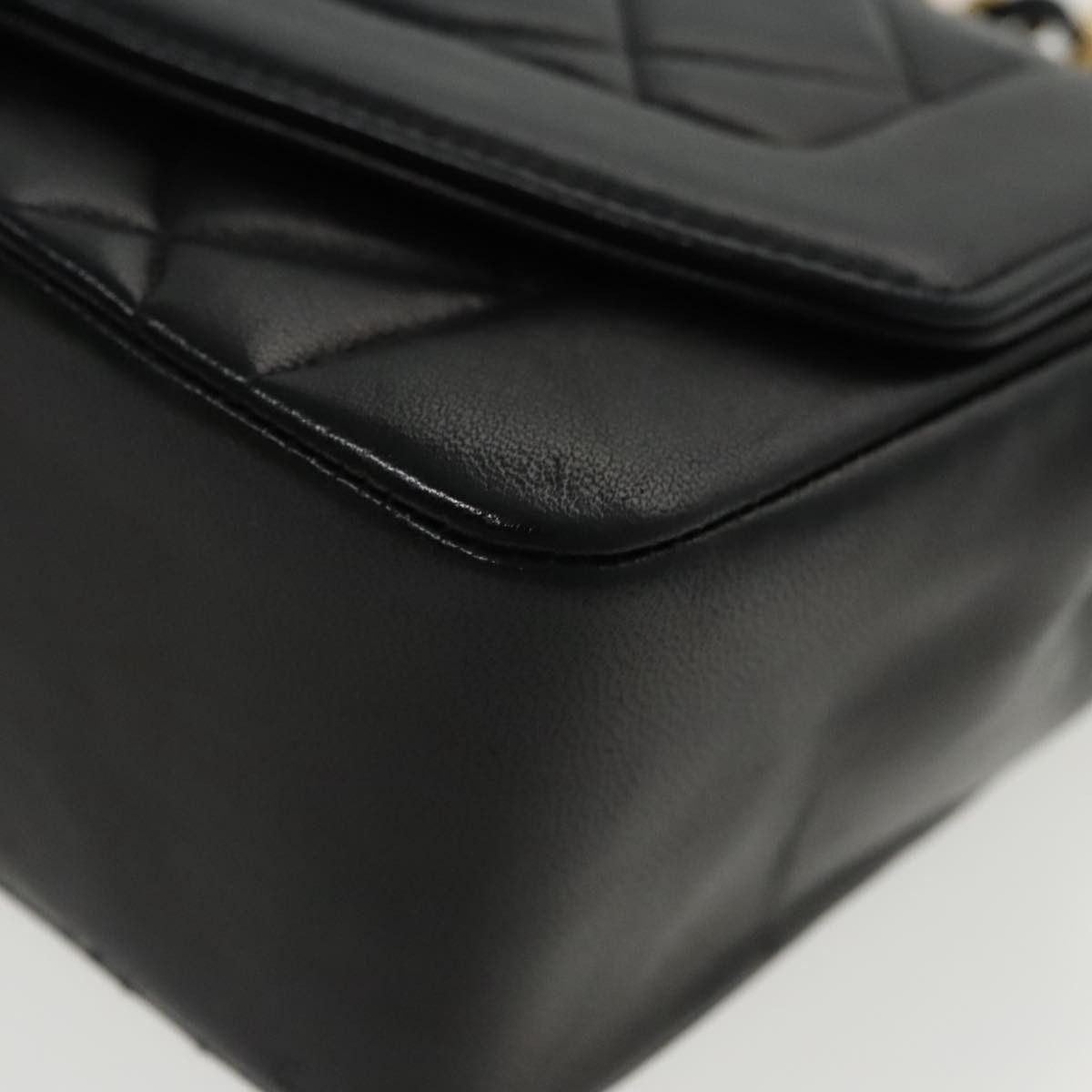 Chanel Diana Black Leather Shoulder Bag (Pre-Owned) Size ONE SIZE - 8 Thumbnail