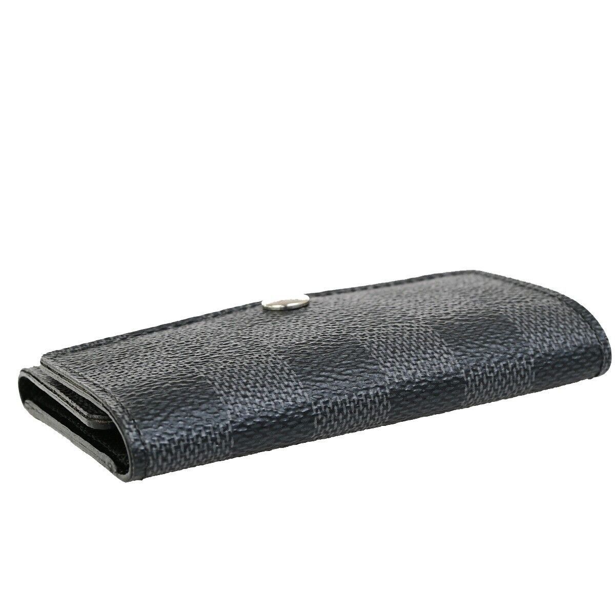 Louis Vuitton Multiclés Black Canvas Wallet (Pre-Owned) Size ONE SIZE - 5 Thumbnail