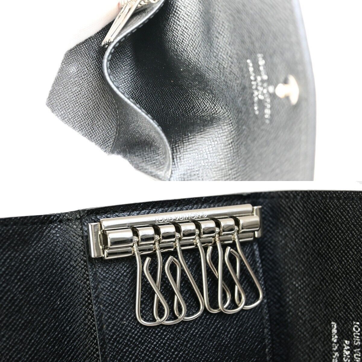 Louis Vuitton Multiclés Black Canvas Wallet (Pre-Owned) Size ONE SIZE - 10 Thumbnail