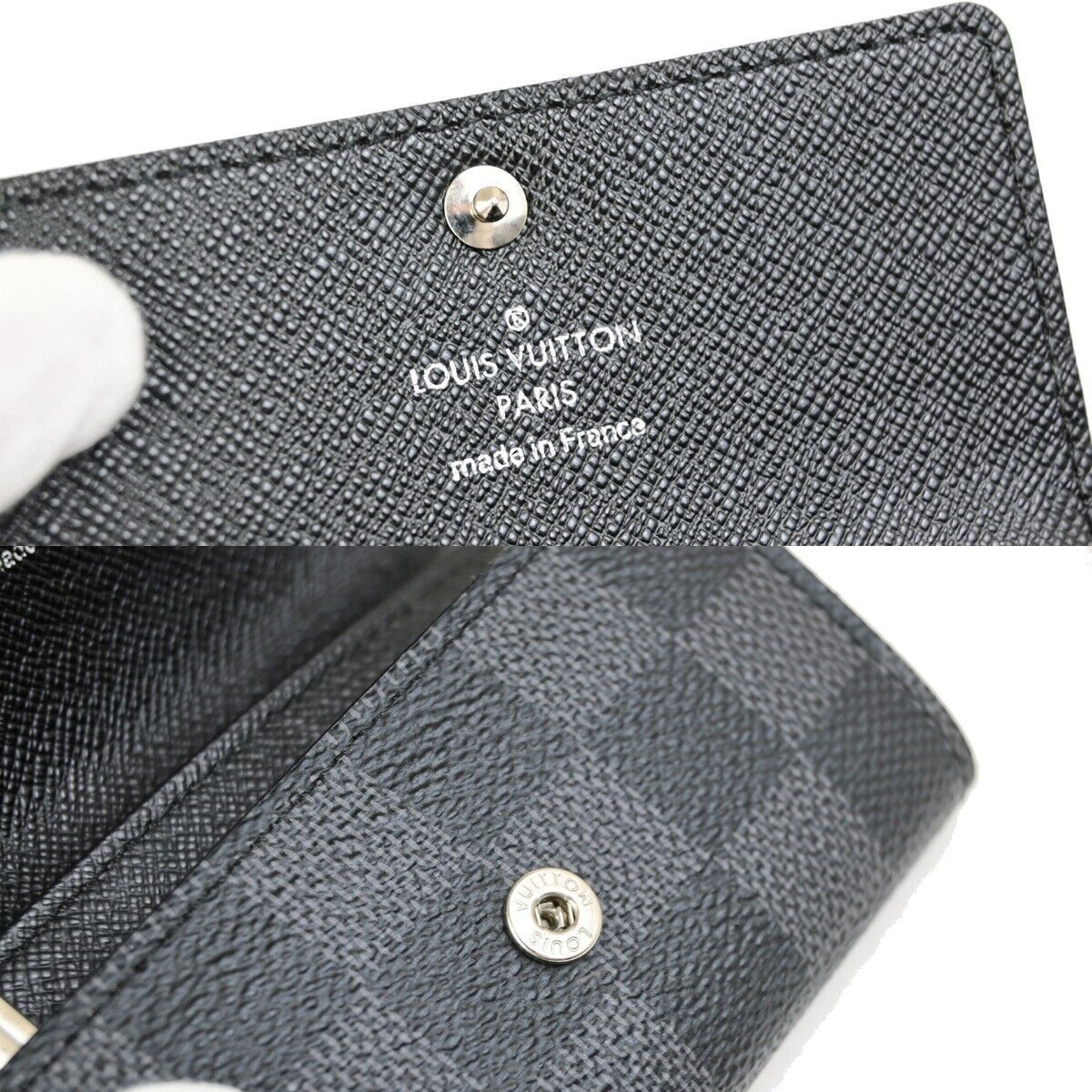 Louis Vuitton Multiclés Black Canvas Wallet (Pre-Owned) Size ONE SIZE - 11 Thumbnail