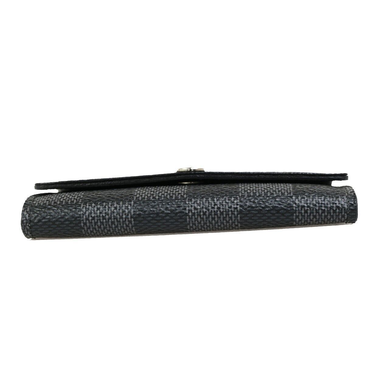 Louis Vuitton Multiclés Black Canvas Wallet (Pre-Owned) Size ONE SIZE - 6 Thumbnail