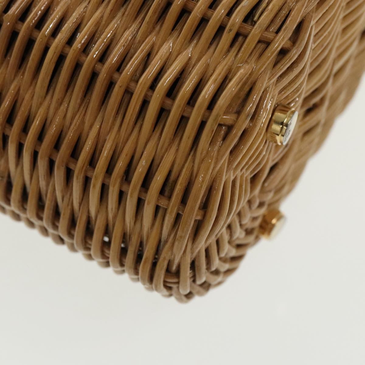 Salvatore Ferragamo Gancini Beige Synthetic Handbag (Pre-Owned) Size ONE SIZE - 7 Thumbnail