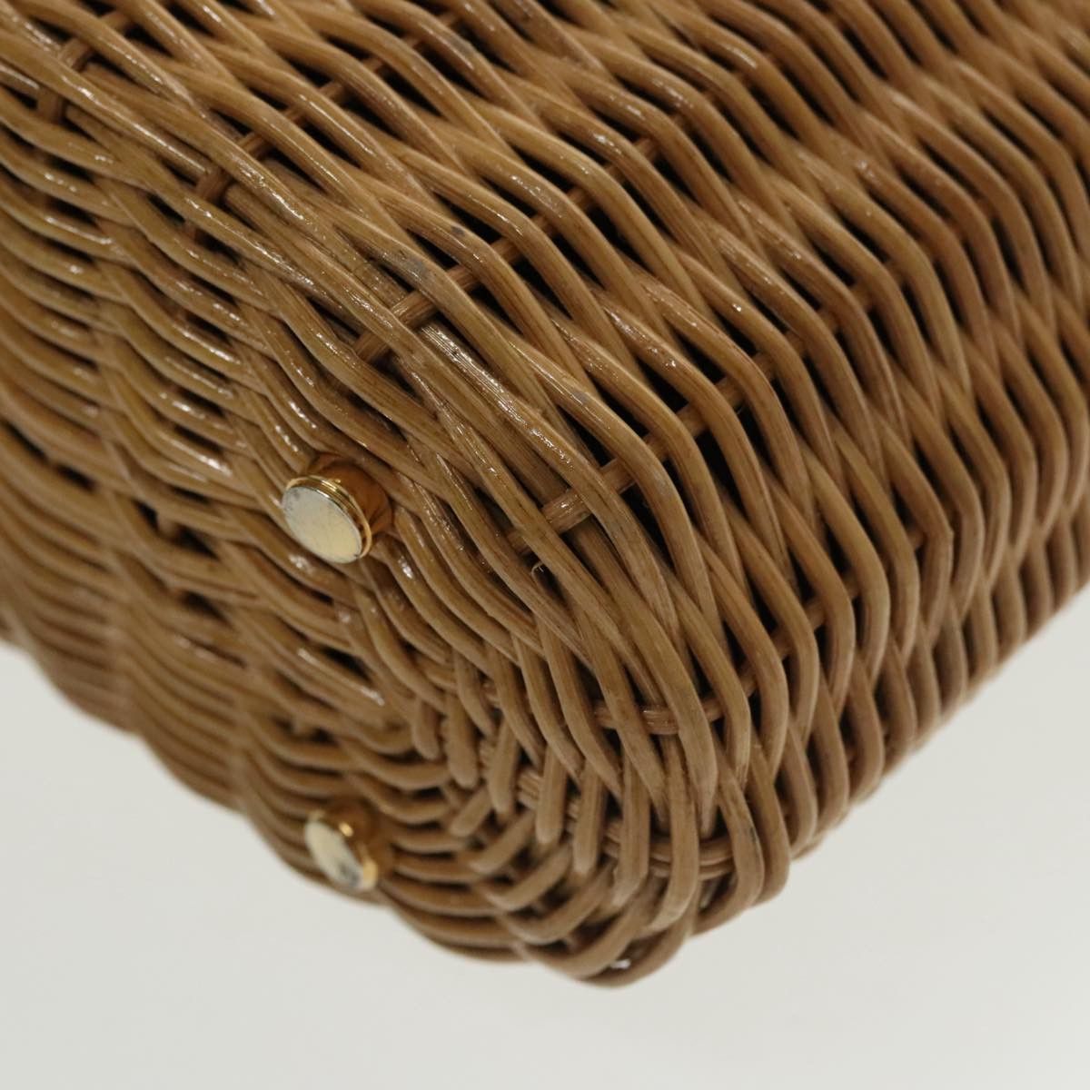 Salvatore Ferragamo Gancini Beige Synthetic Handbag (Pre-Owned) Size ONE SIZE - 9 Thumbnail