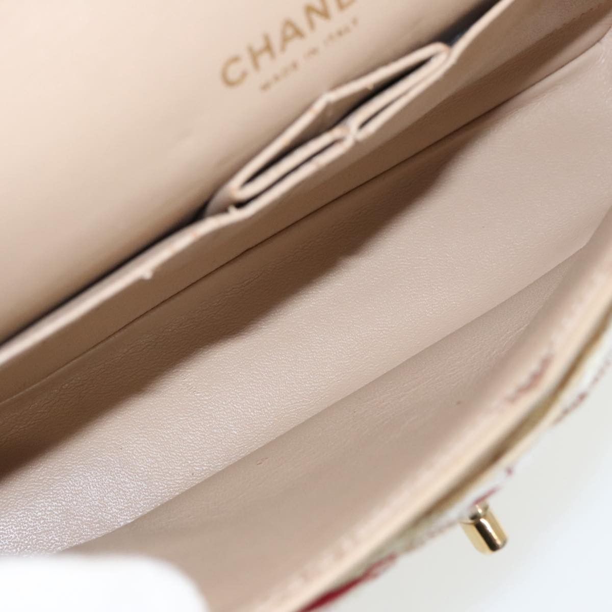 Chanel Timeless Beige Canvas Shoulder Bag (Pre-Owned) Size ONE SIZE - 14 Thumbnail