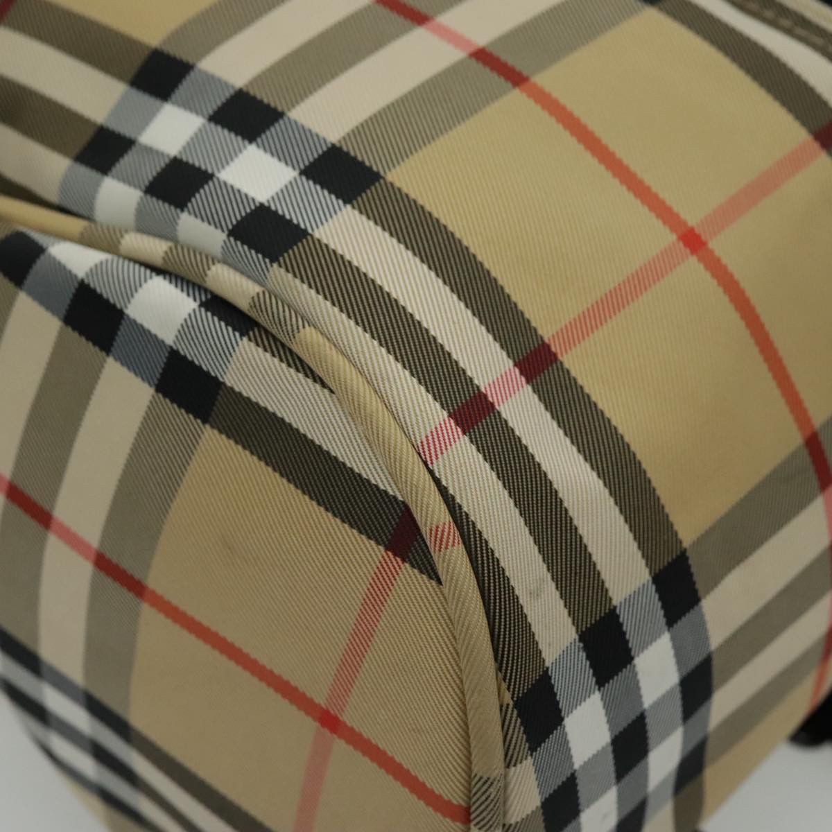 Burberry Nova Check Beige Canvas Backpack Bag (Pre-Owned) Size ONE SIZE - 9 Thumbnail