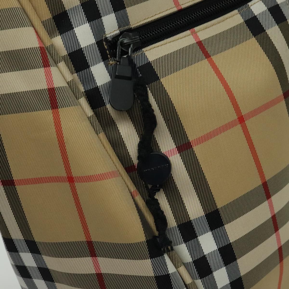 Burberry Nova Check Beige Canvas Backpack Bag (Pre-Owned) Size ONE SIZE - 12 Thumbnail