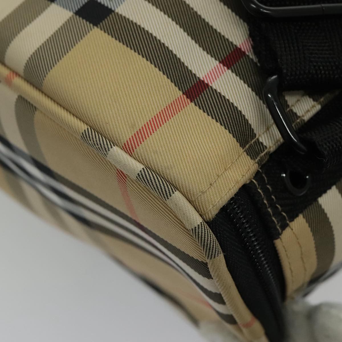 Burberry Nova Check Beige Canvas Backpack Bag (Pre-Owned) Size ONE SIZE - 7 Thumbnail