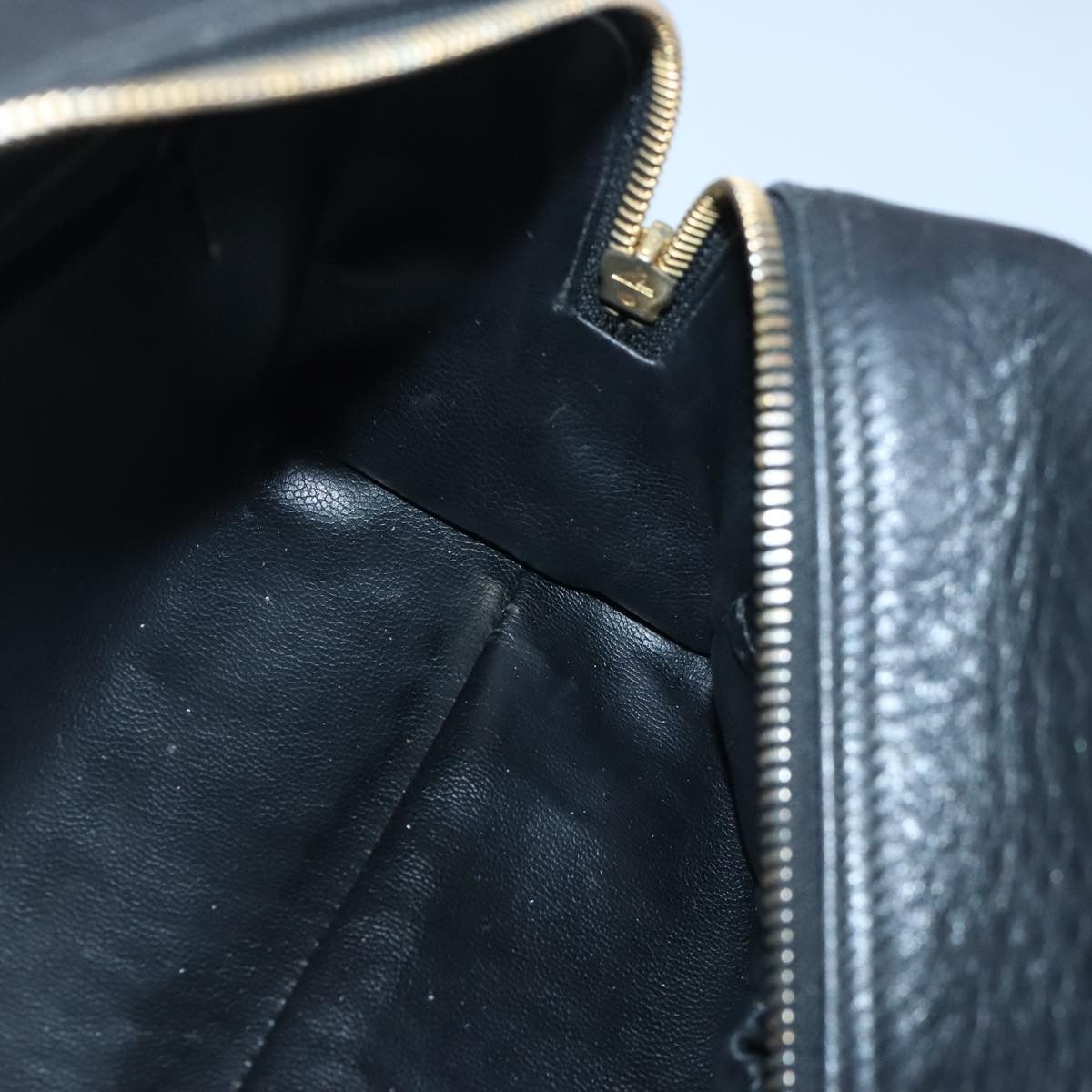 Chanel Bicolore Black Leather Clutch Bag (Pre-Owned) Size ONE SIZE - 12 Thumbnail