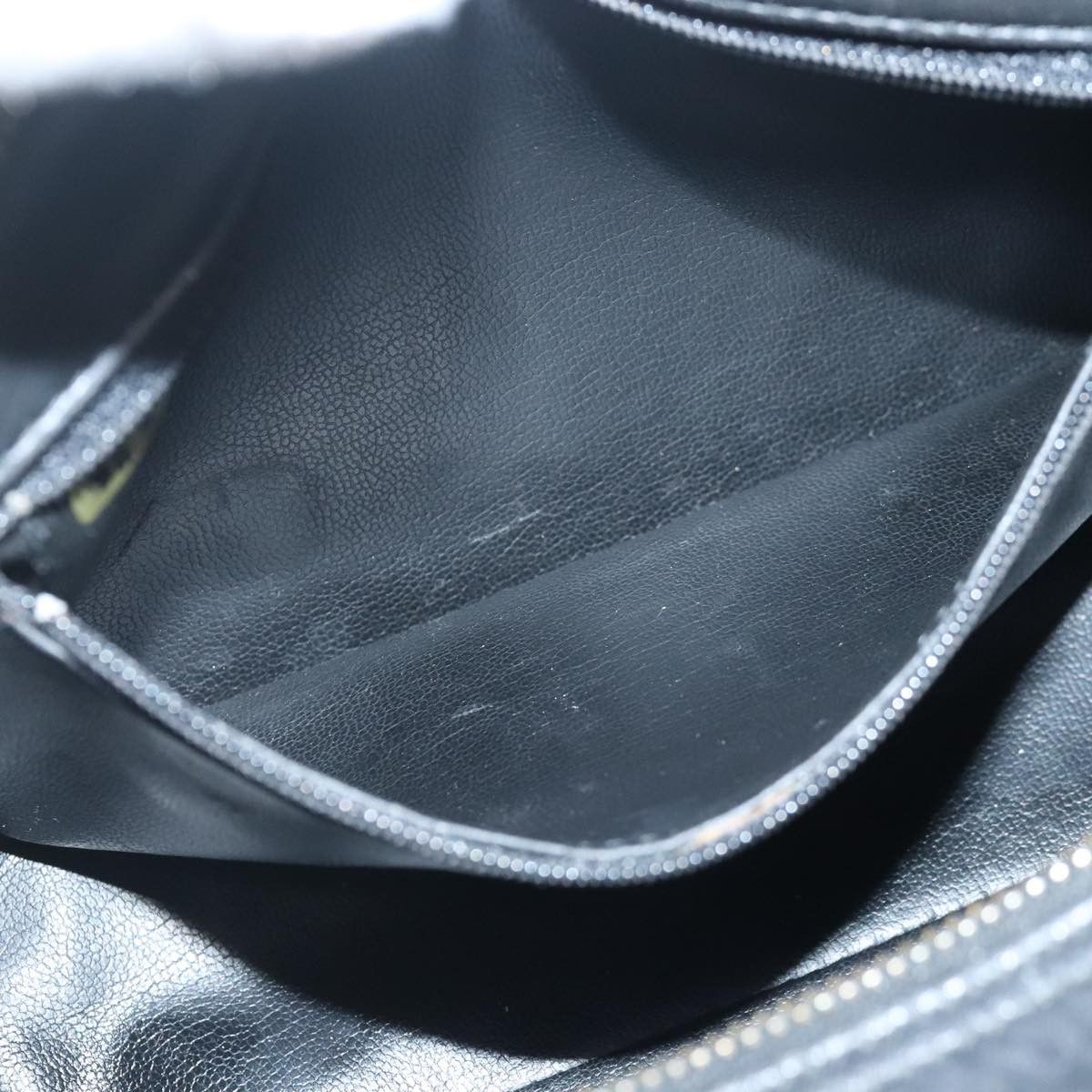 Chanel Bicolore Black Leather Clutch Bag (Pre-Owned) Size ONE SIZE - 10 Thumbnail