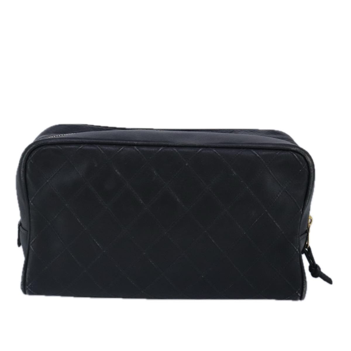 Chanel Bicolore Black Leather Clutch Bag (Pre-Owned) Size ONE SIZE - 2 Thumbnail
