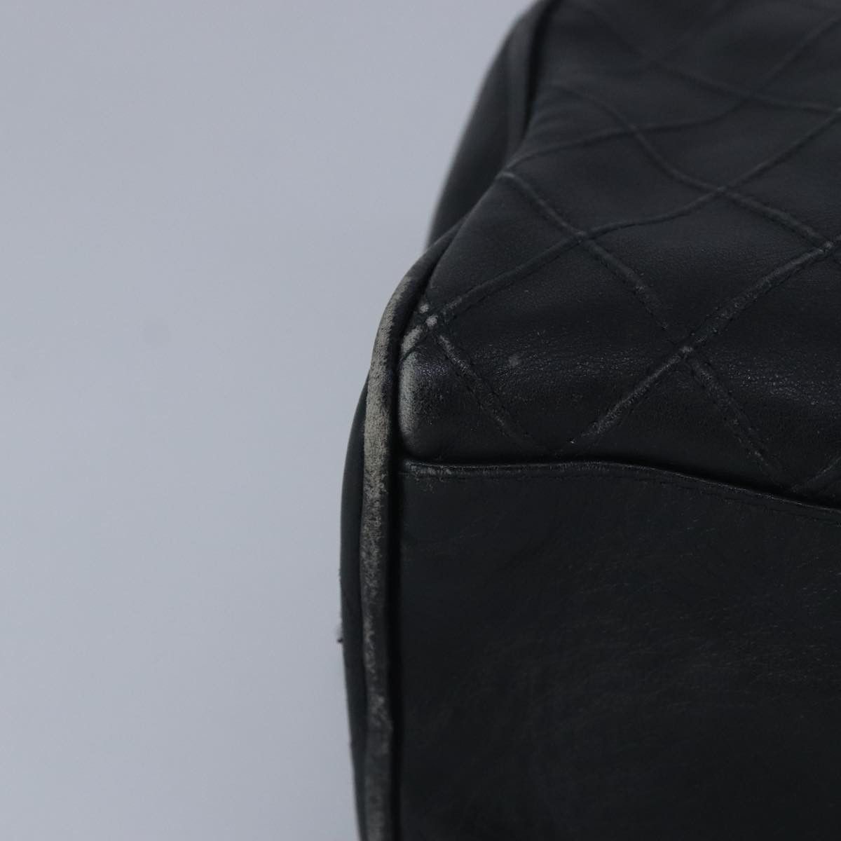 Chanel Bicolore Black Leather Clutch Bag (Pre-Owned) Size ONE SIZE - 5 Thumbnail