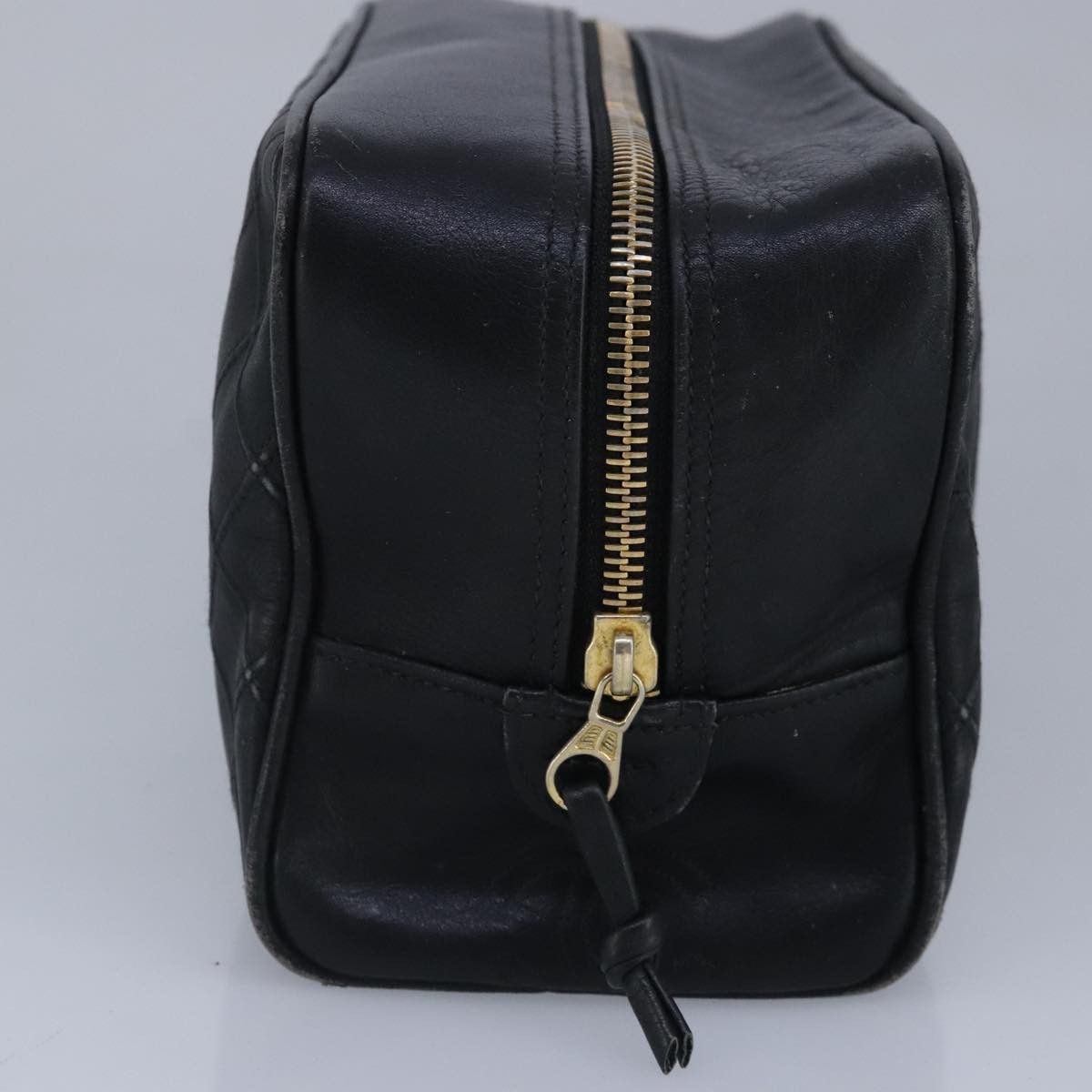 Chanel Bicolore Black Leather Clutch Bag (Pre-Owned) Size ONE SIZE - 3 Thumbnail