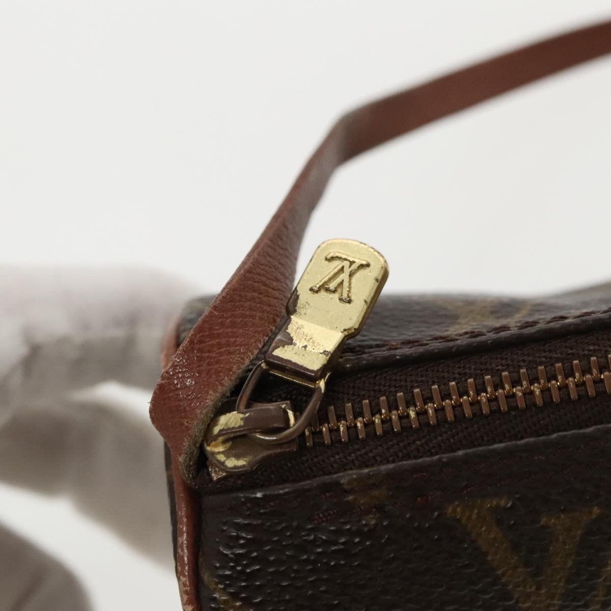 Louis Vuitton Mini Baby Papillon Brown Canvas Clutch Bag (Pre-Owned) Size ONE SIZE - 10 Thumbnail