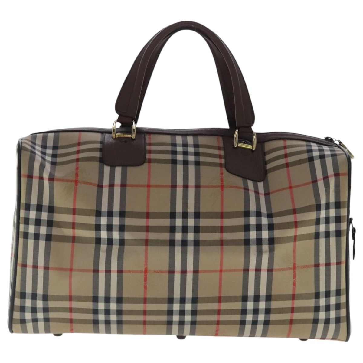 Burberry Nova Check Beige Canvas Travel Bag (Pre-Owned) Size ONE SIZE - 2 Thumbnail