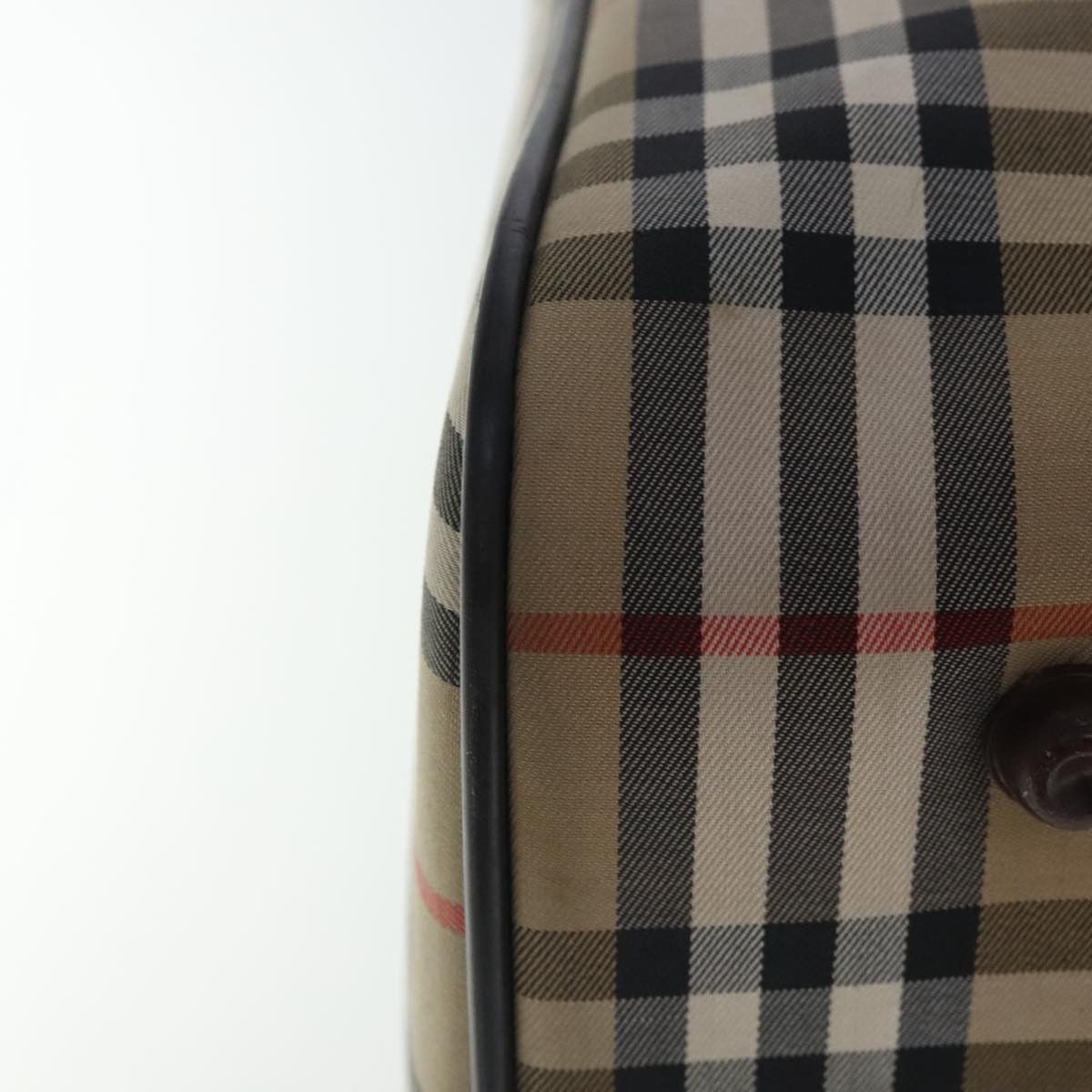 Burberry Nova Check Beige Canvas Travel Bag (Pre-Owned) Size ONE SIZE - 7 Thumbnail