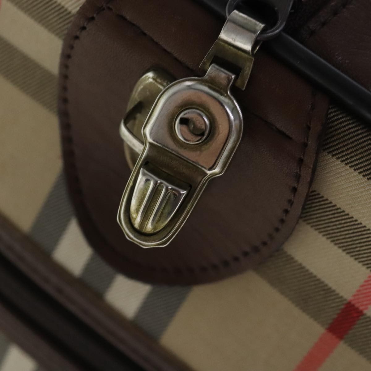 Burberry Nova Check Beige Canvas Travel Bag (Pre-Owned) Size ONE SIZE - 11 Thumbnail