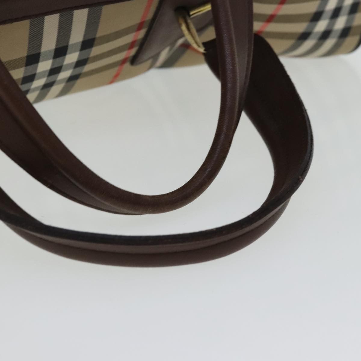 Burberry Nova Check Beige Canvas Travel Bag (Pre-Owned) Size ONE SIZE - 5 Thumbnail