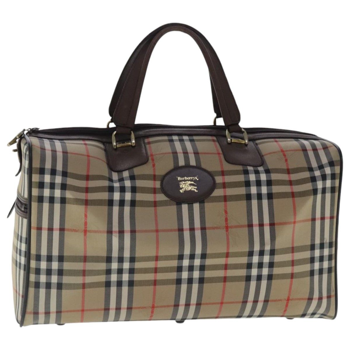Burberry Nova Check Beige Canvas Travel Bag (Pre-Owned) Size ONE SIZE - 17 Thumbnail