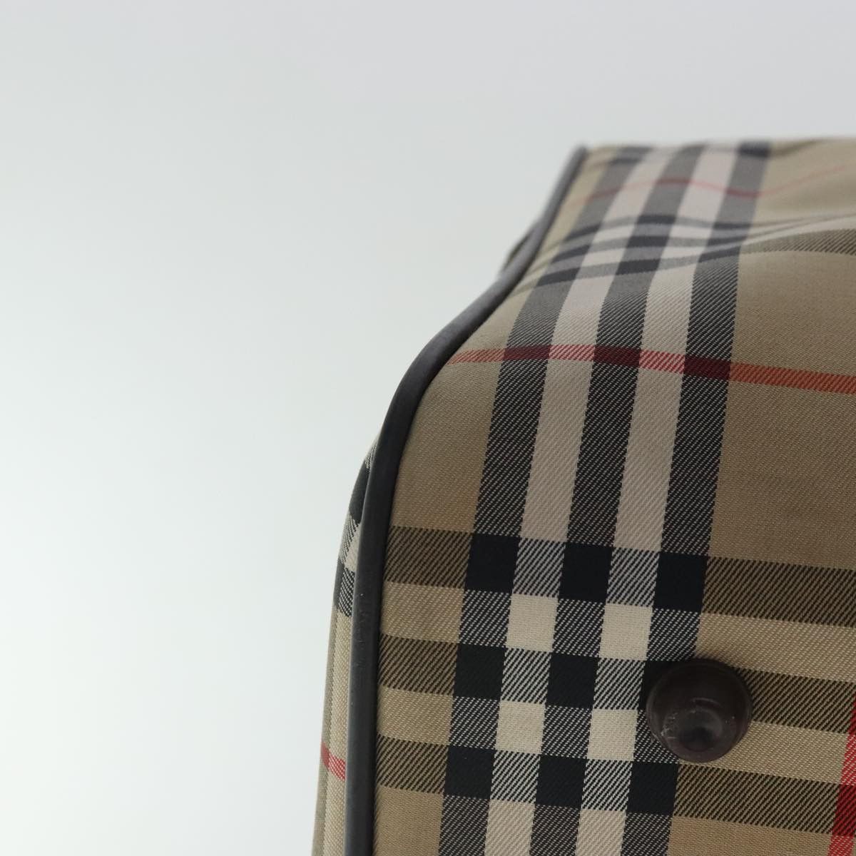 Burberry Nova Check Beige Canvas Travel Bag (Pre-Owned) Size ONE SIZE - 8 Thumbnail
