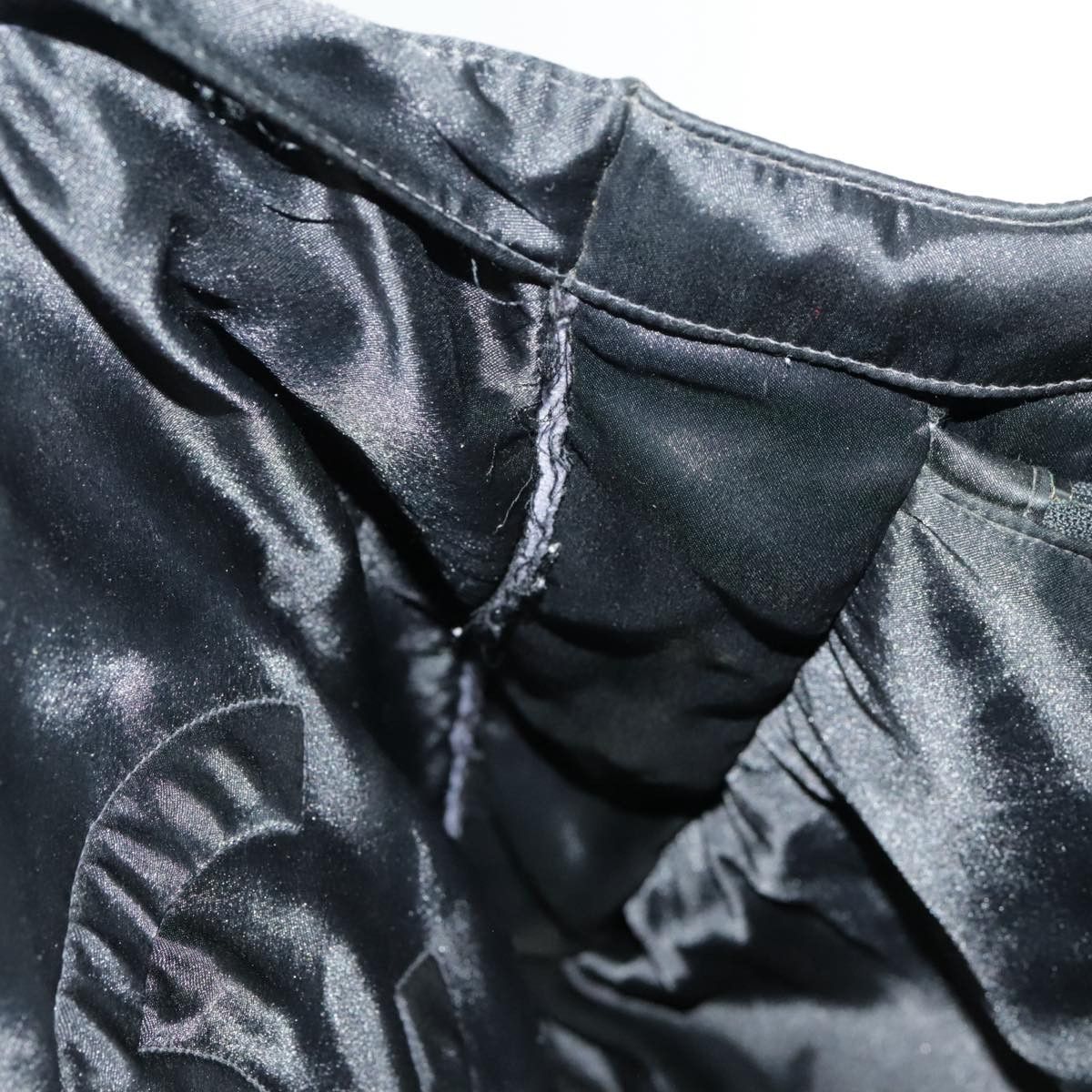 Chanel Cc Black Silk Tote Bag (Pre-Owned) Size ONE SIZE - 17 Thumbnail