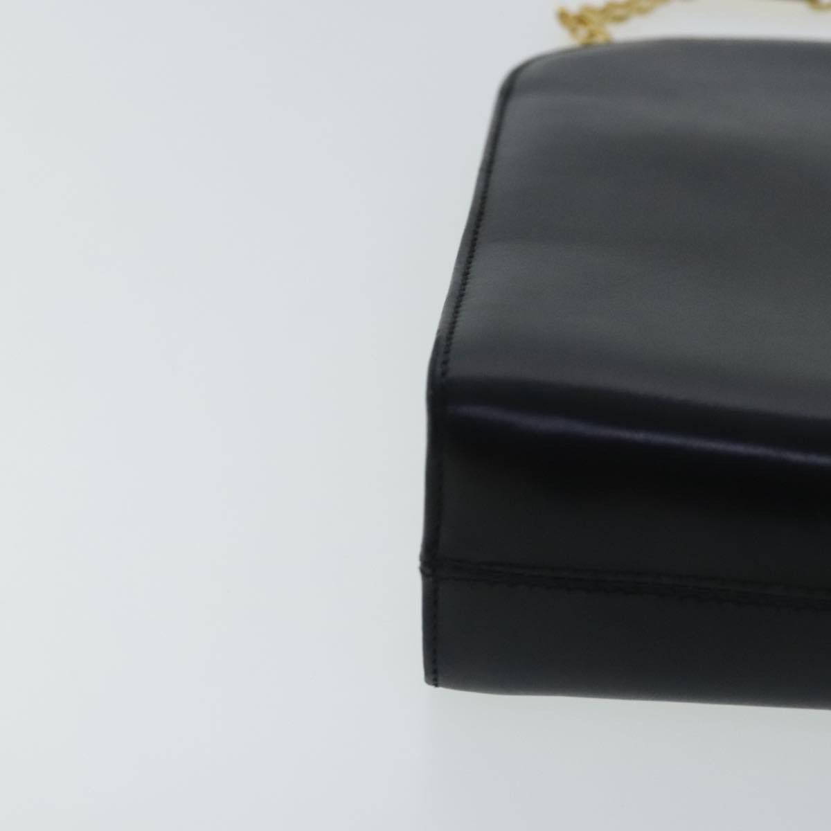 Salvatore Ferragamo Gancini Black Leather Shoulder Bag (Pre-Owned) Size ONE SIZE - 8 Thumbnail