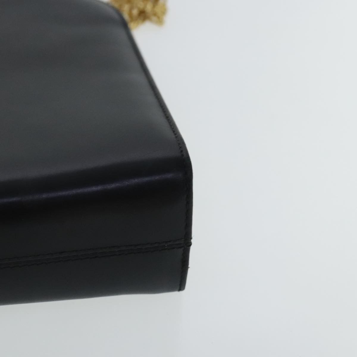 Salvatore Ferragamo Gancini Black Leather Shoulder Bag (Pre-Owned) Size ONE SIZE - 9 Thumbnail