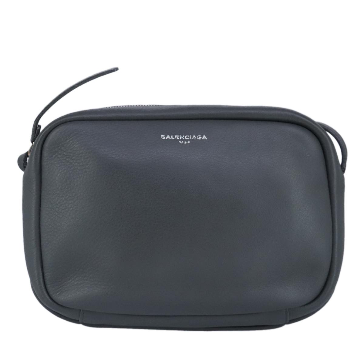Balenciaga Everyday Grey Leather Shoulder Bag (Pre-Owned) Size ONE SIZE - 2 Thumbnail