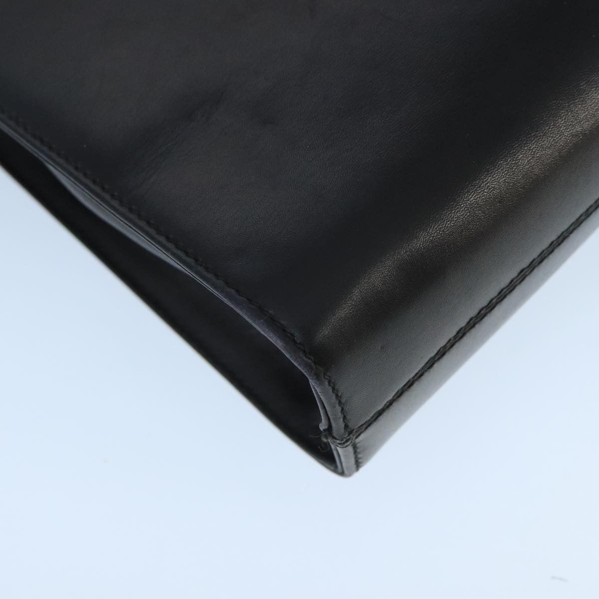 Salvatore Ferragamo Gancini Black Leather Shoulder Bag (Pre-Owned) Size ONE SIZE - 11 Thumbnail