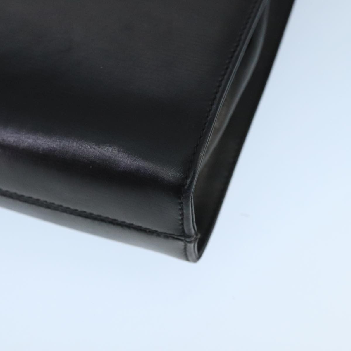 Salvatore Ferragamo Gancini Black Leather Shoulder Bag (Pre-Owned) Size ONE SIZE - 12 Thumbnail