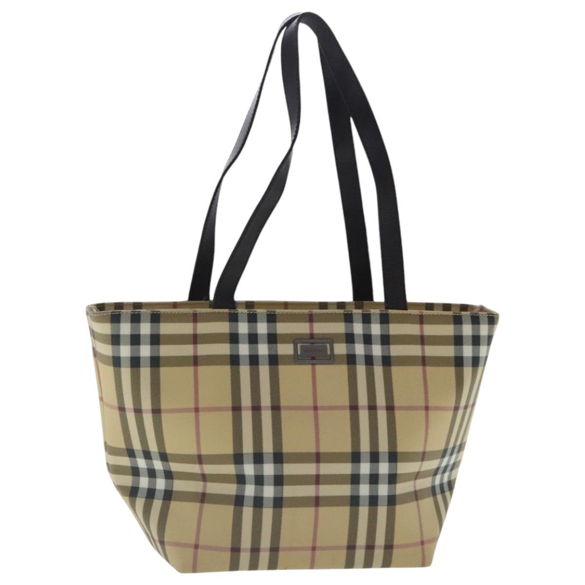 Burberry Nova Check Beige Canvas Tote Bag (Pre-Owned) Size ONE SIZE - 16 Thumbnail