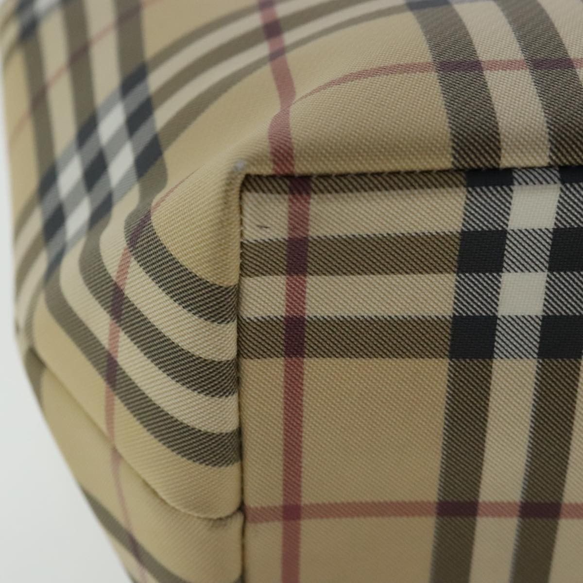 Burberry Nova Check Beige Canvas Tote Bag (Pre-Owned) Size ONE SIZE - 7 Thumbnail