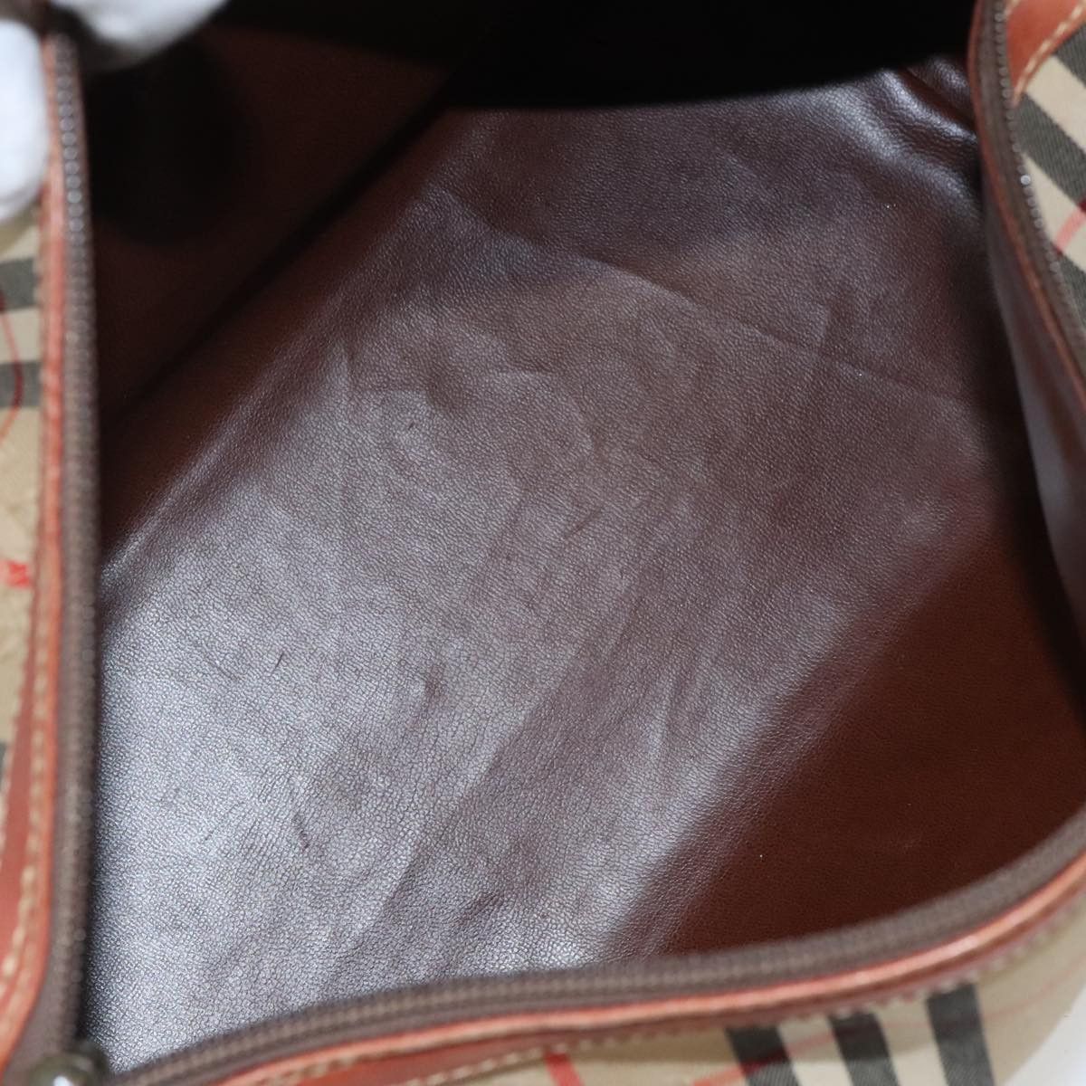 Burberry Nova Check Beige Canvas Handbag (Pre-Owned) Size ONE SIZE - 8 Thumbnail