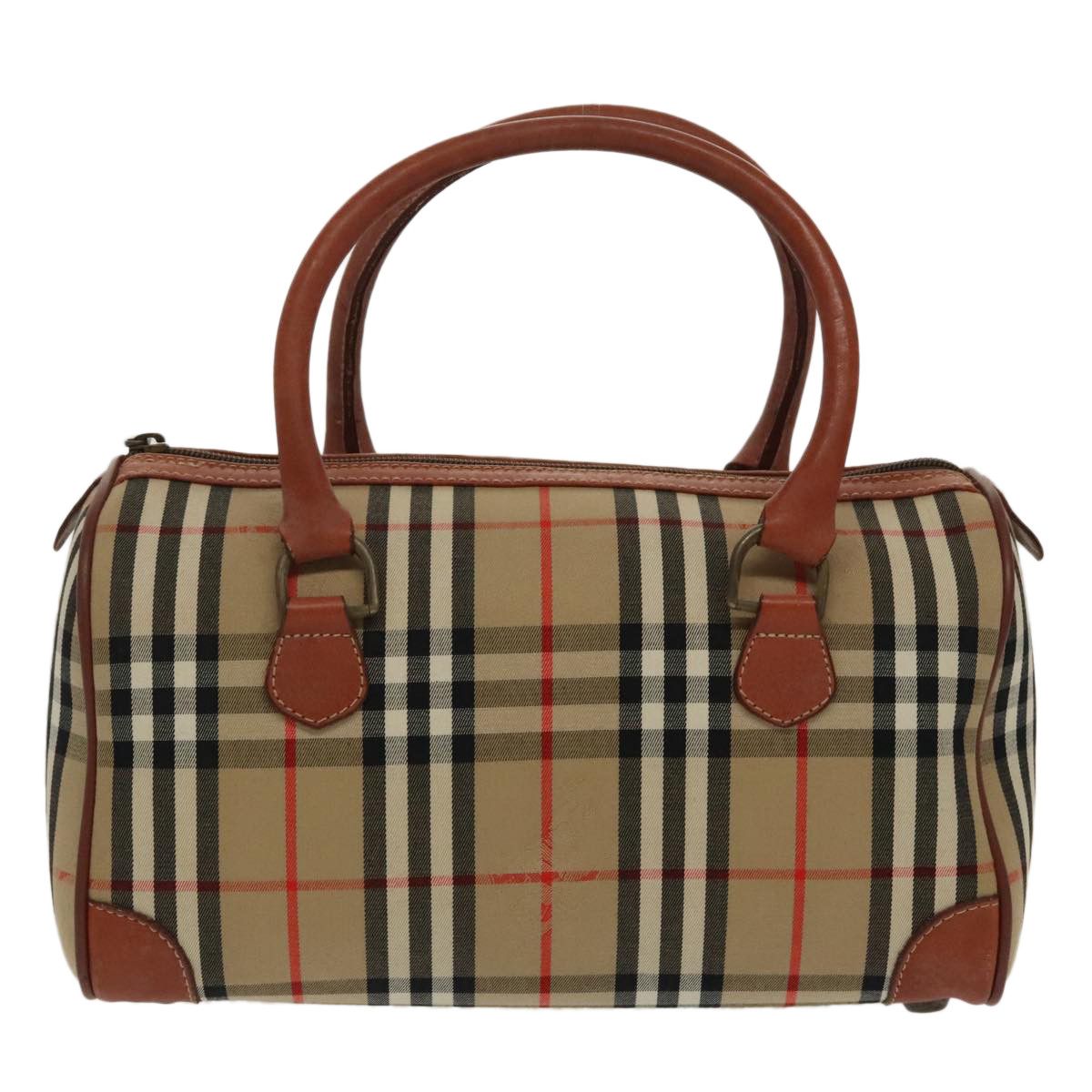 Burberry Nova Check Beige Canvas Handbag (Pre-Owned) Size ONE SIZE - 2 Thumbnail