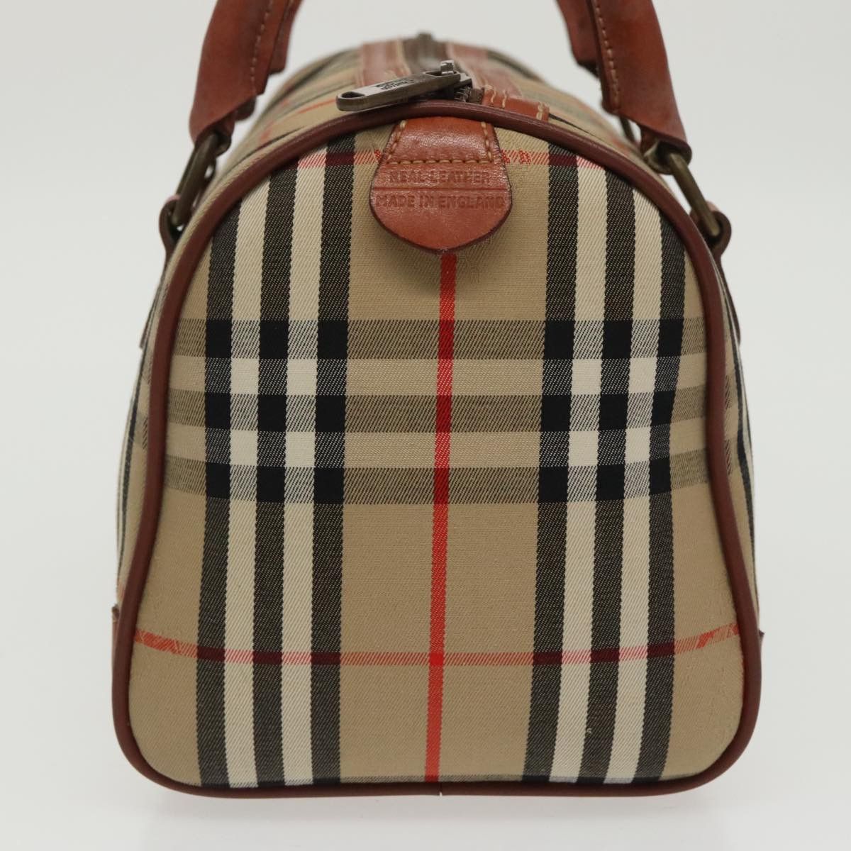 Burberry Nova Check Beige Canvas Handbag (Pre-Owned) Size ONE SIZE - 13 Thumbnail
